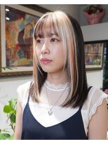 グッドフェローズ キタホリエ(GoodFellas kitahorie)&nbsp;レイヤーで魅せるハイトーンインナーカラーブリーチ透明感カラー