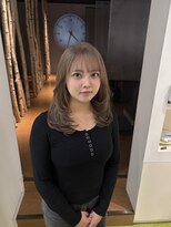ギグス 栄店(gigs)&nbsp;ヘーゼルベージュ×レイヤーカット
