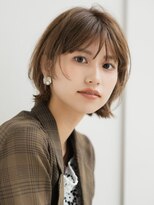 ラフ フロム ガーデン(Laf from GARDEN)&nbsp;大人かわいい/ボブ/パーマ/レイヤー/ベージュ/似合わsw暖色