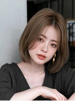 ロッソ 大橋店(Rosso)&nbsp;ショコラブラウンのさらつやボブ【大橋】
