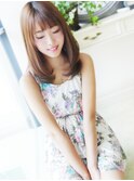 【ヘアジュレドゥ 古居 】 優しくワンカール可愛いセミディ
