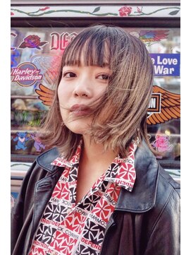 クラク 羽根木店(kuraku) 外ハネ　ボブ　グラデーションカラー