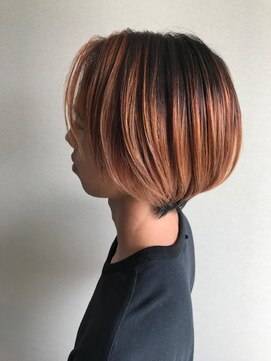 ワイツー(Y 2) バレイヤージュカッパーグラデーション