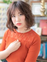 カバーヘア イヴ 戸頭店(COVER HAIR EVE)&nbsp;ダブルバングのくせ毛風ルーズMIXウェーブa戸頭20代30代40代