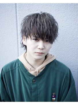 エデアンホンテン メンズサロン(EDEAN 本店 (旧:EDEAN 上通)) 熊本メンズサロン【波打ちスパイラル×ナチュラルツートーン】