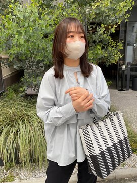 ローレンジウ(LOREN JU) 透明感髪質改善ベージュダブルカラーミルクティーグレージュ