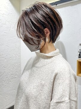 アヴァロン(AVALON) 絶壁解消/ひし形/前下がり/大人ショートボブ/30代/40代★猪狩★