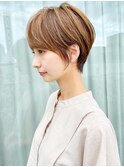 絶壁解消/ひし形/前下がり/大人ショートボブ/30代/40代★猪狩★
