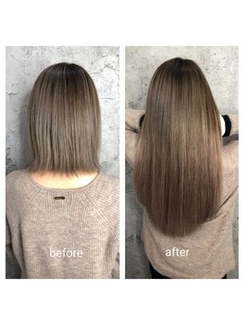 ルーツアイリー 心斎橋(ROOTS IRIE) 20代30代◎大人かわいい☆シールエクステ☆アッシュベージュ