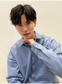 ソフトツイストスパイラル マッシュ センターパート