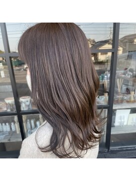 ミル 今治(1003 mille IMABALI) カラー/ブリーチなし/ベージュカラー/グレージュ/ミディアムヘア