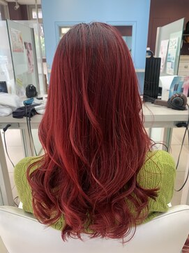 プロデュース 東橋本店(Produce) バレイヤージュ風×ビビットカラー【橋本/東橋本】