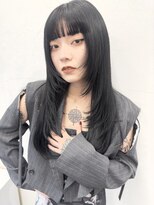 ココ 原宿(KOKO)&nbsp;顔まわりレイヤー前髪ありイメチェンレイヤーカットこなれミディ