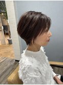 大人ショート/福井白髪染め