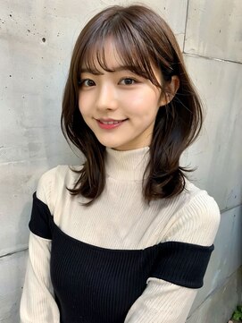チュチュ(chuchu) 韓国レイヤー/韓国風/セミディ/ブリーチなし/顔まわり