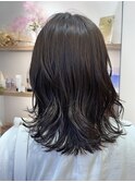 縦巻きカールヘア