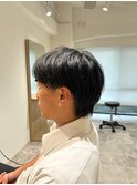 【soy-kufu】MEN'S HAIRアッシュブラックカルマパーマ