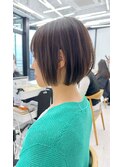 マッシュショート/大人ボブ/簡単スタイリング/くせ毛カット