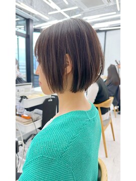 ビューナゴヤ 名駅(VIEW NAGOYA) マッシュショート/大人ボブ/簡単スタイリング/くせ毛カット