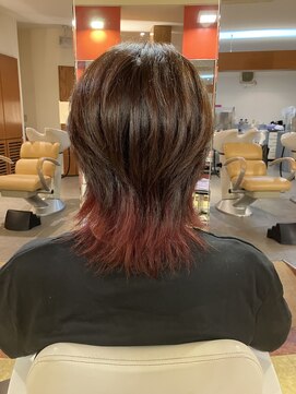 メリーボブ(merry bob) ウルフ×インナーカラー