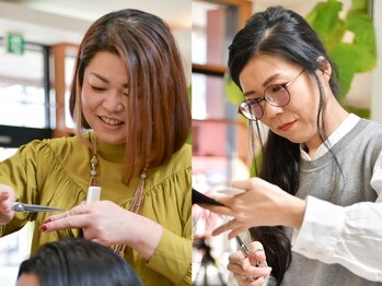 カシータ フロル 瀬戸幡野店(Casita flor)の写真/【瀬戸市/駐車場◎】女性スタイリストのみ♪変わってきた髪の事情もお悩みも話しやすいマンツーマンサロン!