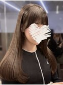 上品韓国ヘアすっきりバング