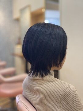 ステラ STELLA 髪質改善縮毛矯正/ショートウルフ/20代30代40代