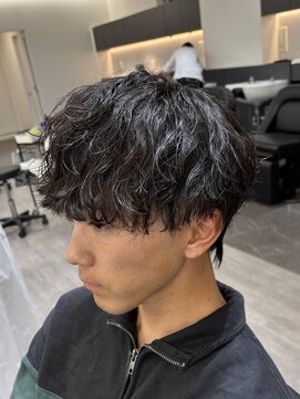 ビカムメンズヘアー 栄店(become men's hair) 簡単セットの波巻きパーマ/名古屋栄美容室/メンズヘア