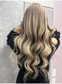 #プルエクステ#ローライト#ハイトーン#ギャル#エクステ