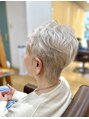 オーバーヘアー 所沢店(over hair)&nbsp;襟足のフィット感やフォルムにこだわったショートが好きです！