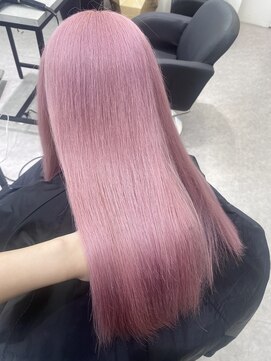 ペレ 渋谷(PELE) 着物ヘア/ダークアッシュ/ミディアムレイヤーカット/渋谷