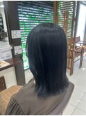 韓国風ブルーブラック