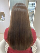 エフヘア レヴェリー(Fhair reverie) 艶ロング ベージュ+質感再整トリートメント