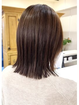 チャンプ 小阪店(Champ) 「ツヤブラウン×外ハネボブ