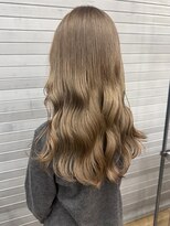 ロックス バイ マグ 松本(rocks BY MAG)&nbsp;透明感◎ブリーチミルクティーベージュロング×レイヤー