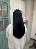 透明感ブルーブラック☆色落ちまで綺麗
