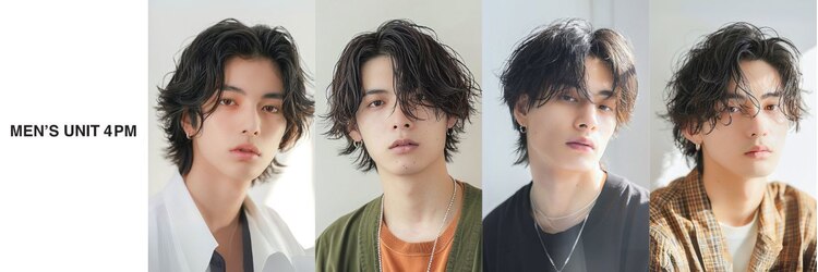 メンズユニットフォーピーエム(MEN'S UNIT 4PM)のサロンヘッダー