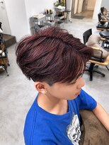 グレイバイニューヨークニューヨーク 京都北大路(Gray by NYNY) ワインレッド/京都/メンズ/北大路/学割U24/フェザーショート