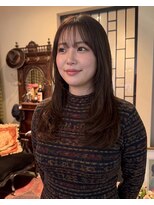 グッドフェローズ ミナミホリエ(GoodFellas minamihorie)&nbsp;大人可愛いロングレイヤーのくびれヘア羽エクステ韓国ヘア艶感