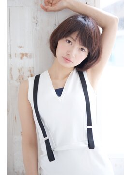 ハグ 横浜(HUG) アンニュイカールシンプル純ボブ♪/OCEANS 山崎　朋代