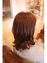 ヘアー ドレス ファーゴ 武蔵浦和(HAIR DRESS Fa go) ミディアムレイヤースタイル