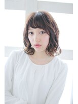 マーブルズ 横浜店(marbles)&nbsp;やわらかボブスタイル[横浜美容室30代40代50代]