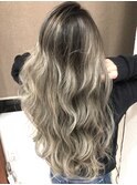 バレイヤージュ_プラチナベージュ
