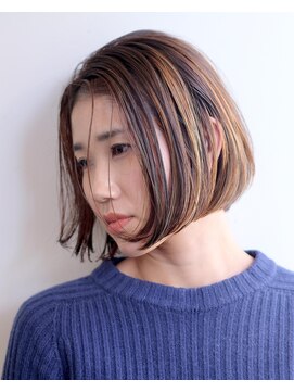 ルプラ ガーデン(le-pla garden) ベージュカラー#ブリーチなし#前下がり#ダメージレスカラー#豊橋