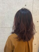 ヘア デザイン ビーチ(Hair Design Beach)&nbsp;【Beach】　バレイヤージュ×モーブピンク