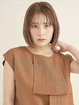 エンタク 新宿三丁目店(enntaku)&nbsp;マロンベージュ/Aライン/かきあげ/くすみカラー[新宿三丁目]