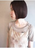 #BLUE ラブベリーカラー×ボブ