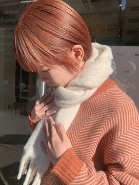 ハマモト シフォンオレンジベージュ