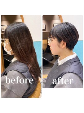 ロンド レグリーズ 立川(Lond leglise) 【山方　直也】マッシュショート×小顔×似合わせカット×耳かけ