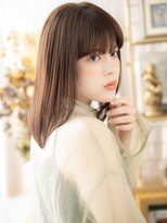 カバーヘアアンドスパ ブリス 浦和西口店(COVER HAIR & SPA bliss) ぱっつん前髪大人可愛い内巻きエアストレートa浦和20代30代40代